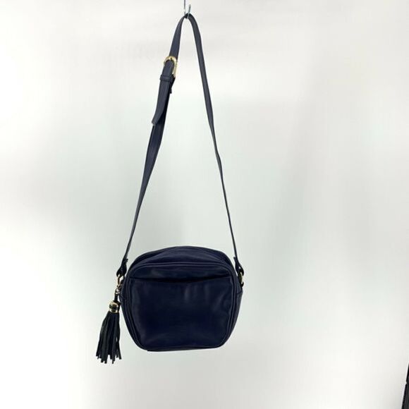 Blue Tassel Crossbody Bag Jennifer Moore - Picture 2 of 9